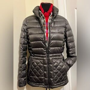 Vintage Polo Ralph Lauren Grey Quilted Goose Down Jacket